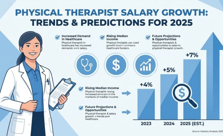 Physical Therapist Salary Growth: Trends & Predictions for 2025