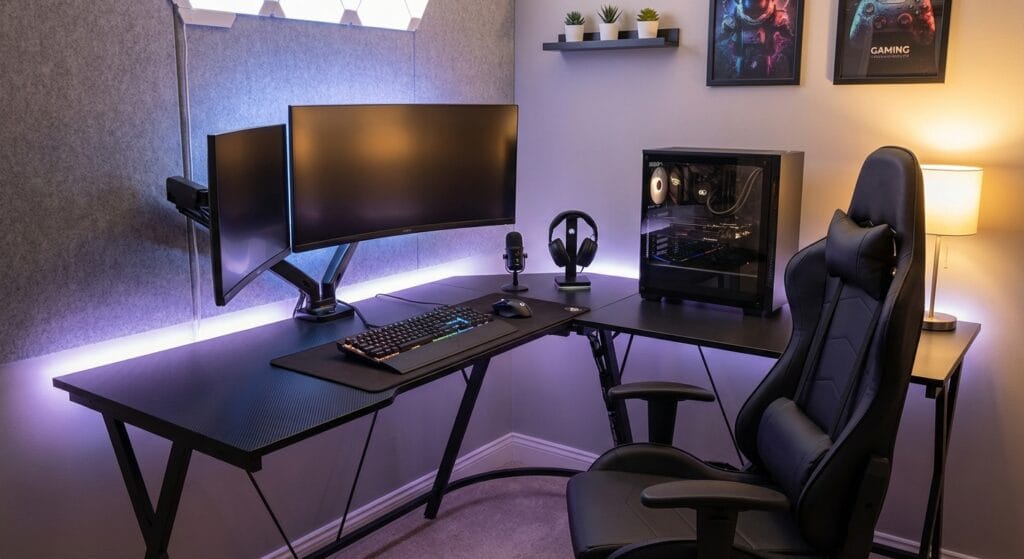 L Shaped Gaming Desk Setup Ideas for Maximum Comfort