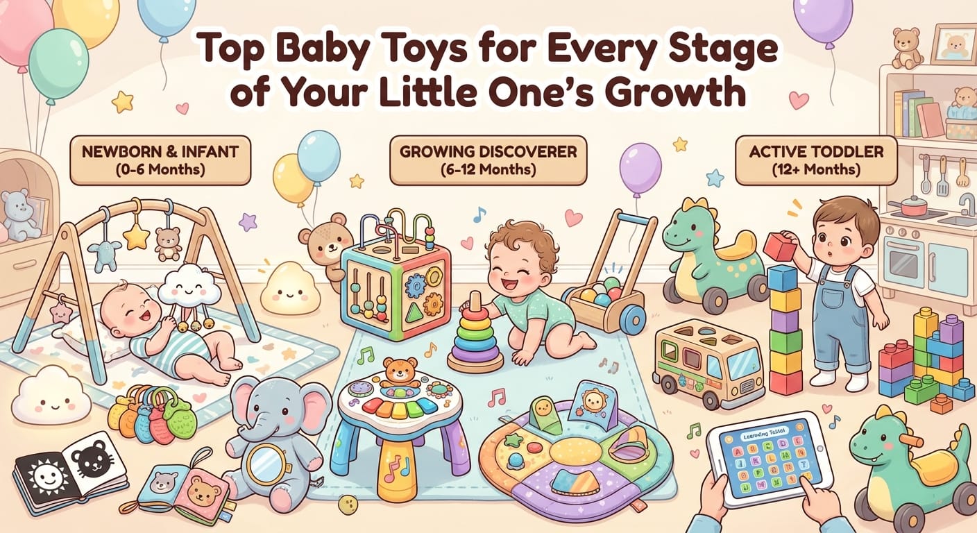 Top Baby Toys for Every Stage of Your Little One’s Growth