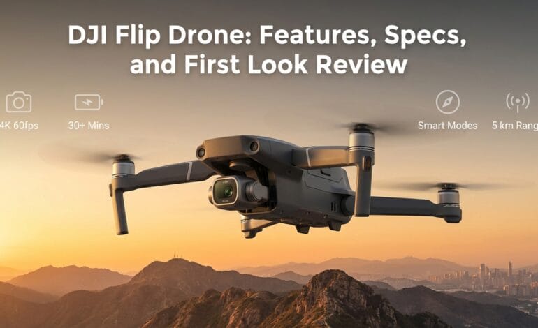 DJI Flip Drone: Features, Specs, and First Look Review