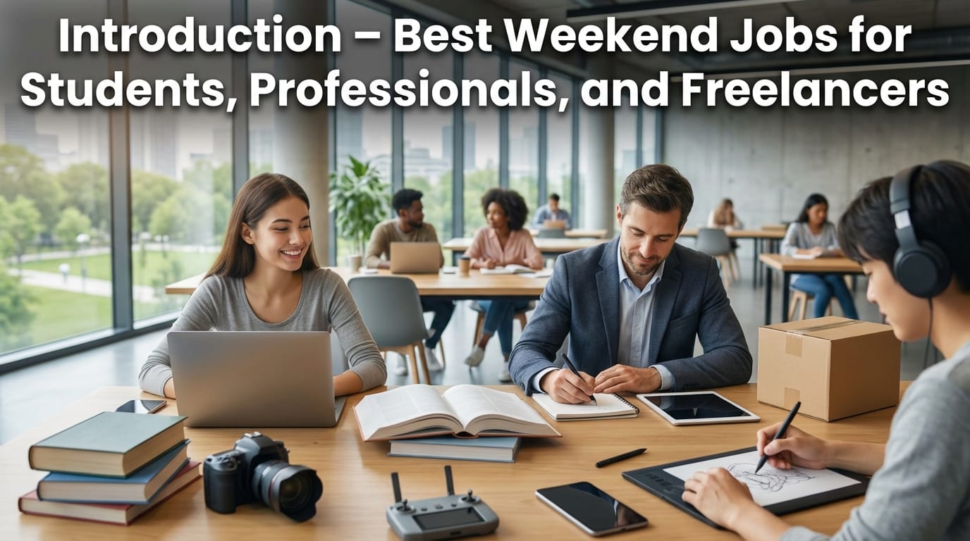 Best Weekend Jobs for Students, Professionals, and Freelancers