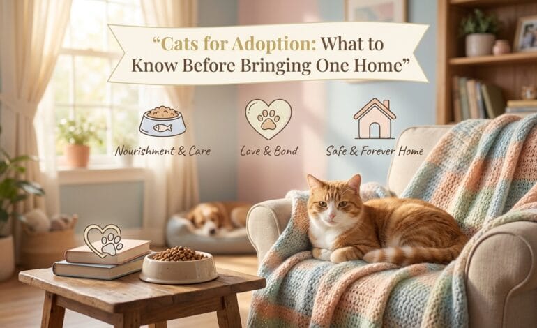 Cats for Adoption: What to Know Before Bringing One Home