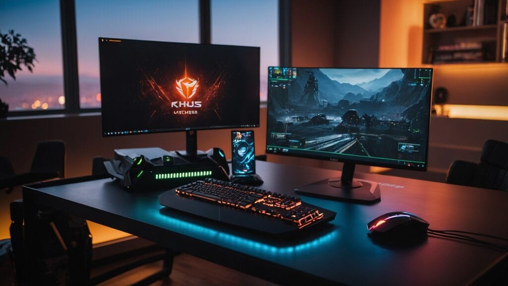 Gaming Desk Setup