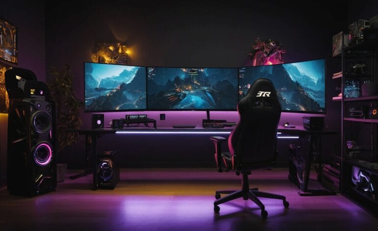 Best Gaming Desk Setup for PC, Console, and Streaming