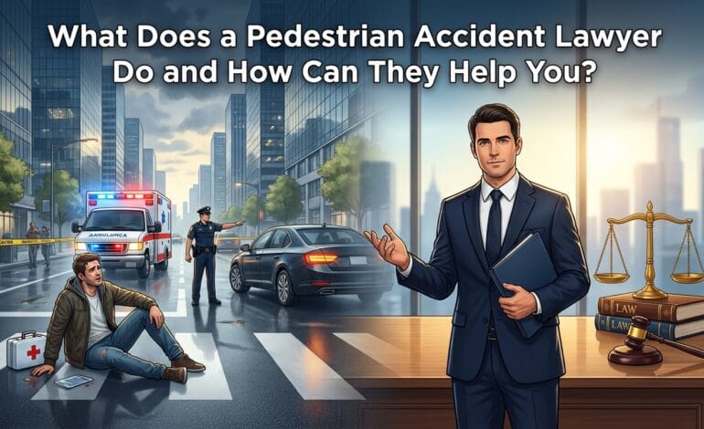 What Does a Pedestrian Accident Lawyer Do and How Can They Help You?