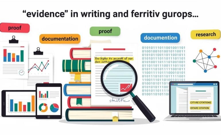 Evidence Synonym: 50+ Alternatives for Writing & Research