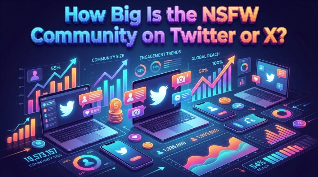 size of nsfw community on twitter or x