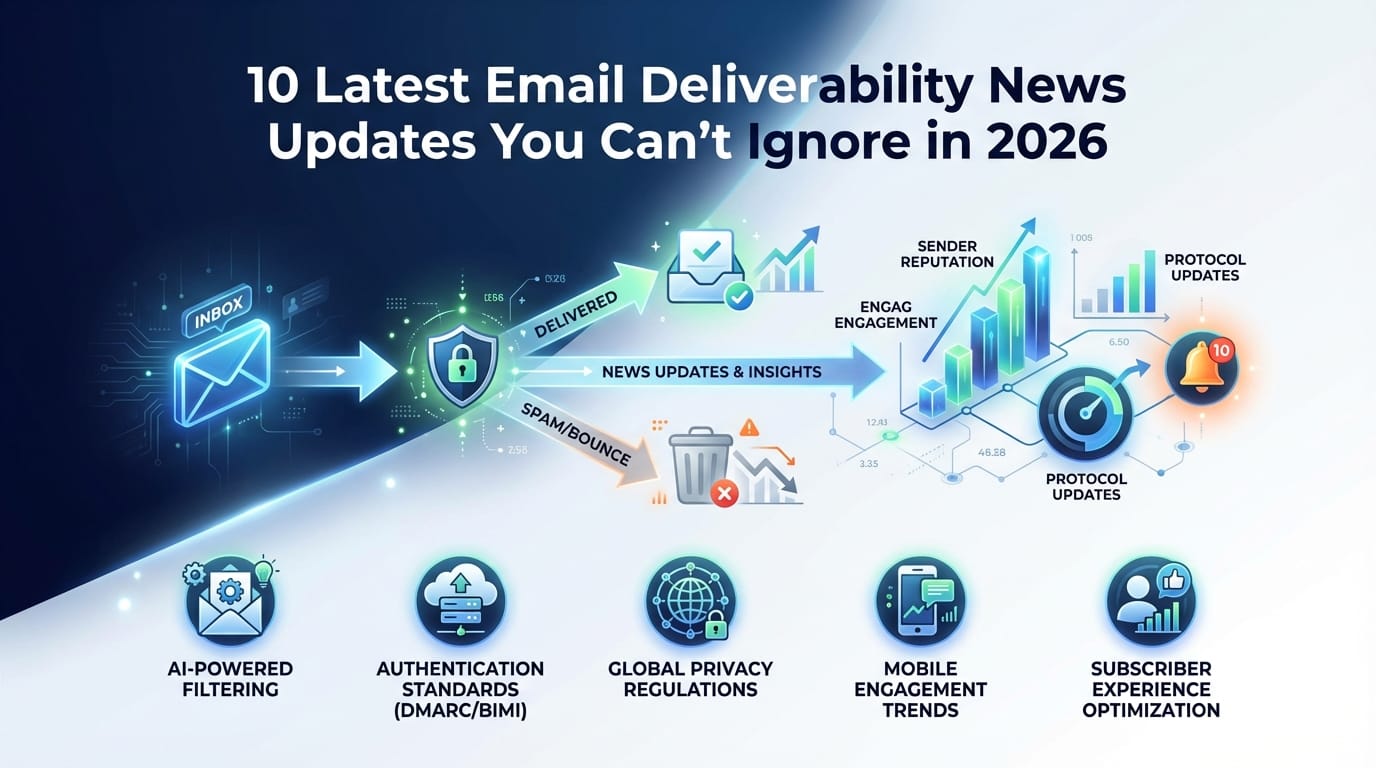 10 Latest Email Deliverability News Updates You Can’t Ignore in 2026