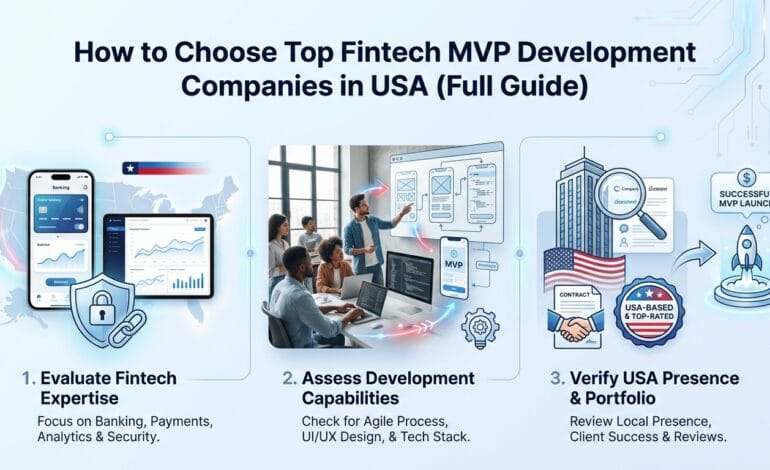 How to Choose Top Fintech MVP Development Companies in USA (Full Guide)